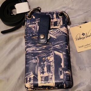 Patricia Nash Harbor Nights Farleigh Leather Crossbody Phone Case Wallet